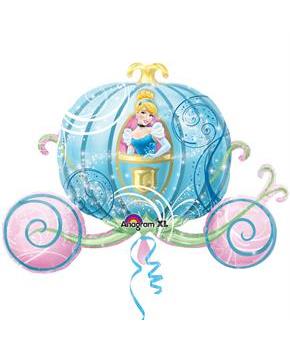 Disney Princess Carriage Shaped Jumbo Foil Balloon