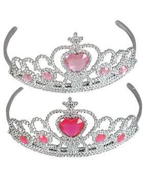Tiara with Pink Heart Jewel