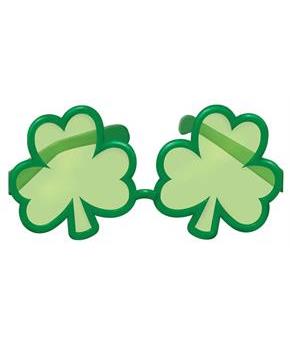St. Patrick's Day Shamrock Shaped Sunglasses