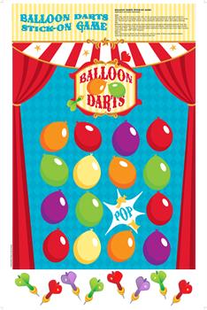 Balloon Darts Stick-On Game