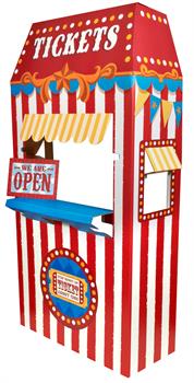 Ticket Booth Cardboard Stand