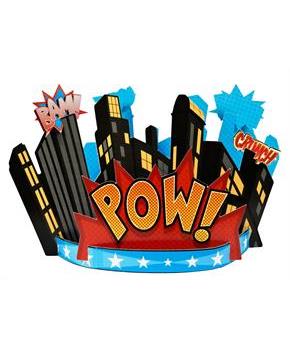 Superhero Comics Centerpiece 