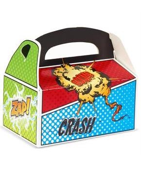Superhero Comics Empty Favor Boxes 