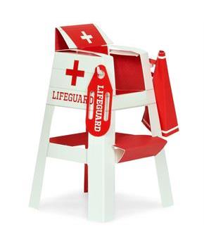 Splashin' Pool Party Lifeguard Chair Placecard Holder Tabletop Decorations 