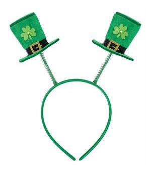 St. Patrick's Day Top Hat Boppers Adult Headband