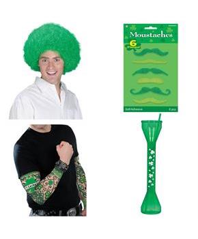 St. Patrick's Day Men's Dress Up and Drink Bundle