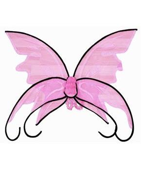 Shimmering Butterfly Wings - Pink