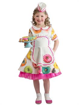 Donut Waitress Child Costume