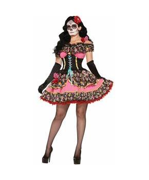 Women's Day Of The Dead Senorita Costume