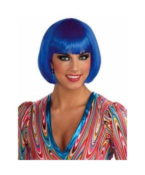 Womens Blue Bob Wig