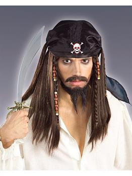 Caribbean Pirate Wig Adult