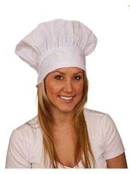 Cloth Chef Hat Unisex One Size Costume Accessory