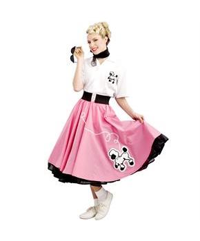 Pink 50s Poodle Grand Heritage Adult Costume