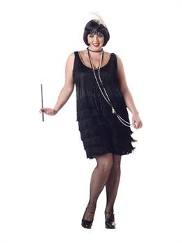 Fashion Flapper Plus Size Adult Costume