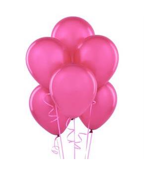 Hot Pink 11" Latex Balloons (6 count)