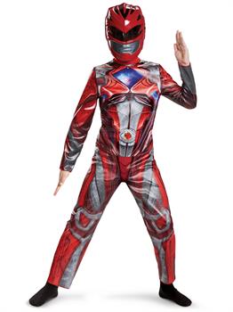 Red Ranger Movie 2017 Classic Child Costume