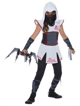Fearless Ninja Child Costume- White