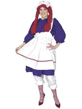 Plus Size Raggedy Ann Costume
