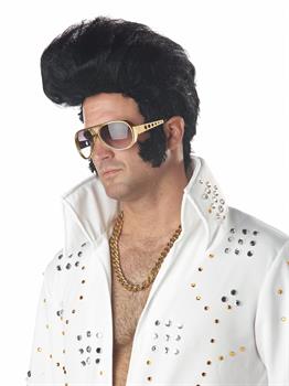 Rock N Roll Black Adult Wig