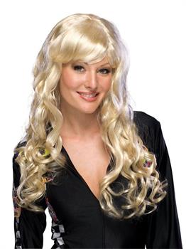 Midnight Black Deluxe Adult Charm Wig