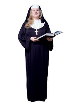 Womens Plus Size Nun Costume