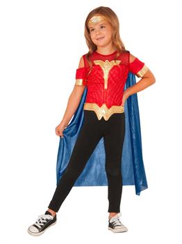 Wonder Woman Shirt with Cape Set