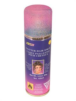 Multi Color Glitter Hairspray