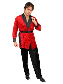 RED SMOKING JACKET