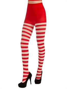 Adult Christmas Striped Tights