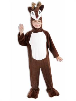 Childs Plush Reindeer Mascot Costume