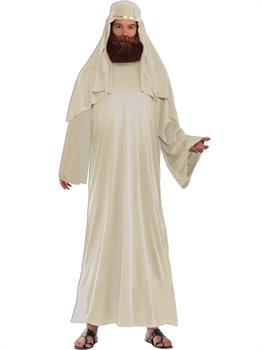 Mens Ivory Biblical Robe With Headdress