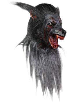 Black Wolf Adult Mask