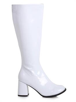 Women's 3 inch Wide Width White GoGo Boot