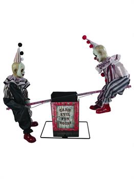 Animated See-Saw Clowns with Sound