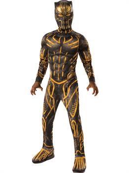 Marvel: Black Panther Movie Deluxe Boys Erik Killmonger Battle Suit Costume