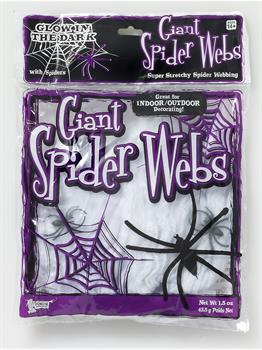1.5oz White Spider Webs
