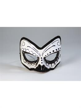 Day Of The Dead 1/2 Skull Mask