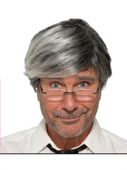 Gray Old Man Adult Wig