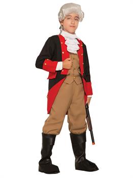 Boys British Red Coat Costume