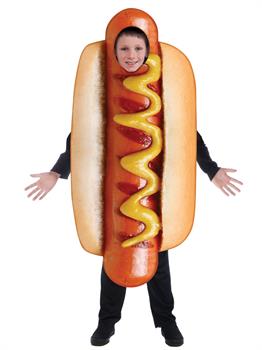 Kids Sublimation Hot Dog Costume Costume