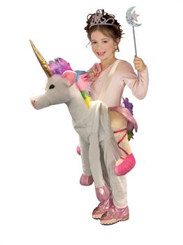 Girls Ride On Unicorn Costume