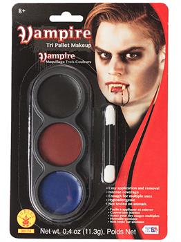 Tri Color Pallettes Vampire Makeup Kit
