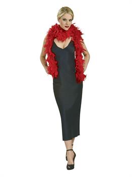 Red Fashion Boas