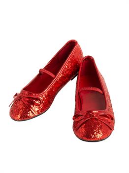 Girls Ballet Shoe Red