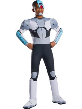Teen Titan Go Movie Boys Deluxe Cyborg Costume