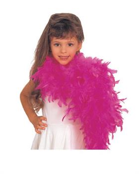 Girls Hot Pink Feather Boa
