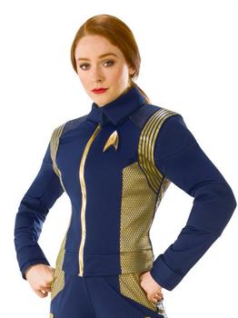 Star Trek Discovery Womens Gold Command Uniform Costume