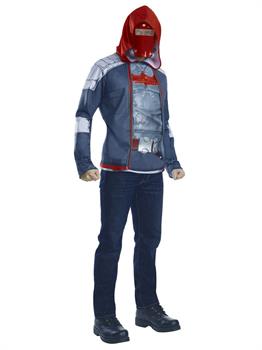 Men's Muscle Chest Red Hood Adult Costume