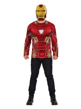 Marvel: Avengers: Infinity War Mens Iron Man Long Sleeve Top Costume