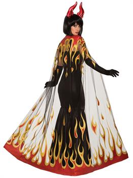 Devil Fire Adult Cape Accessory